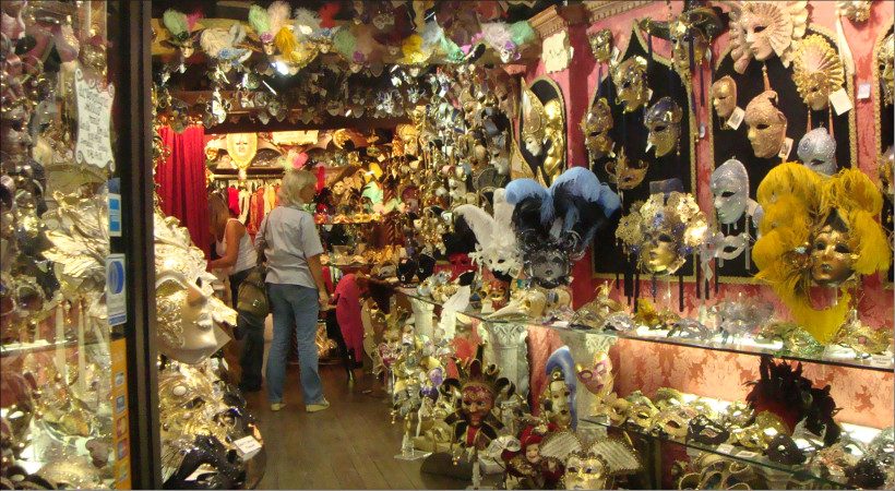 Inside a Mask Shop • Travel Letter